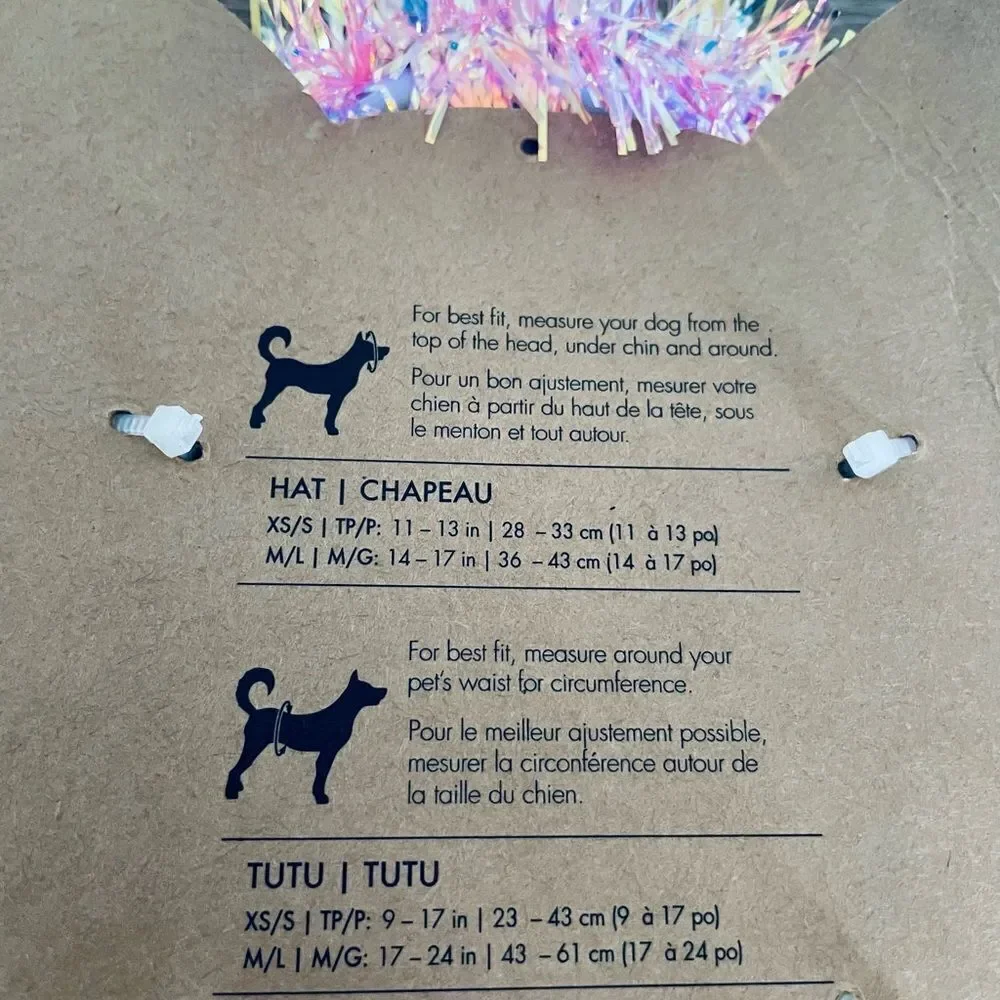 Unicorn Dog Halloween Pet Costume XS/S